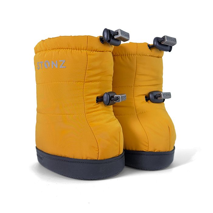 STONZ Toddler Puffer Booties Sunflower