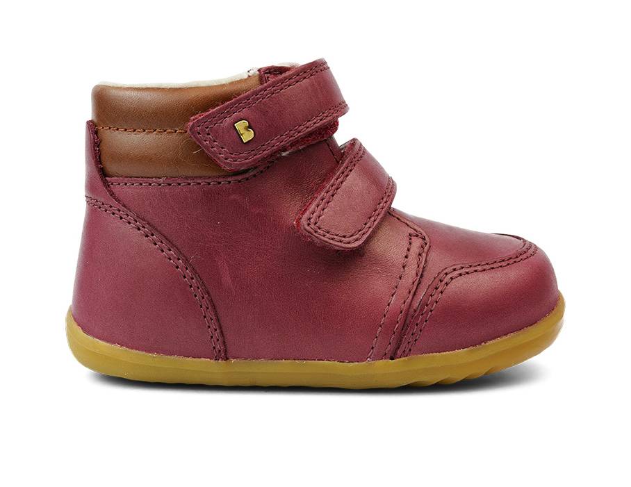 Bobux-Timber-Arctic-Boysenberry-Seite Bobux Step up Timber Arctic Boysenberry Kinderschuhe