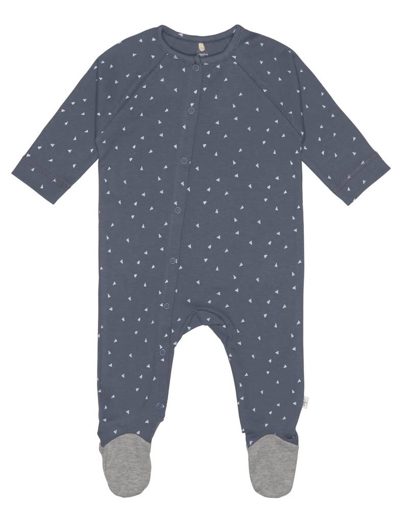 LÄSSIG Baby Pyjama Triangle Blue