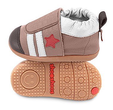 SMY88-Camel-Brown Shooshoos Schuhe Camel White Star