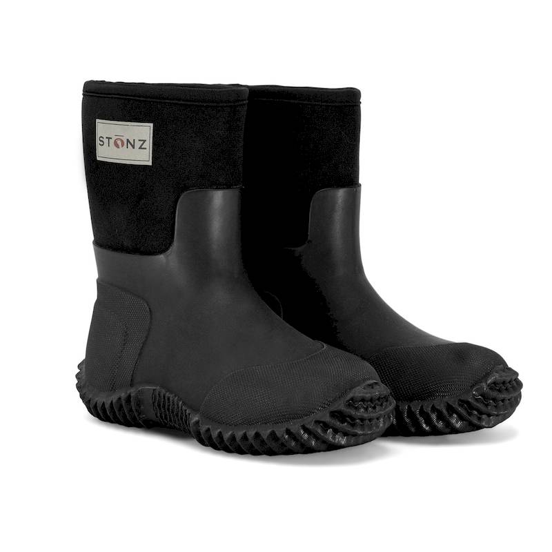Stonz-West-Boot-Schwarz STONZ West Boots Black - Allwetterstiefel in Schwarz