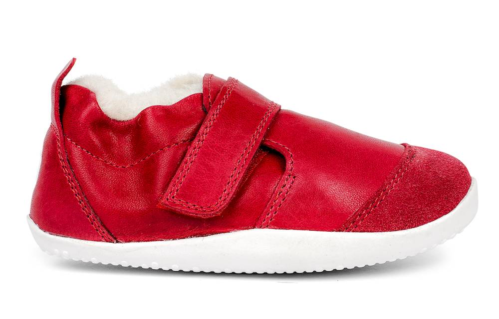 Arctic-Marvel-Rio-Red-Bobux-Profil Bobux Lauflernschuhe Arctic Marvel Rio Red in fröhlichem Rot