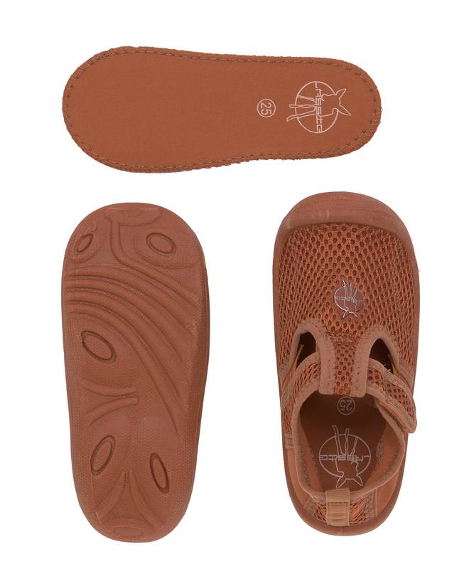 LÄSSIG Beach Sandals Rot mit herausnehmbarer Sohle