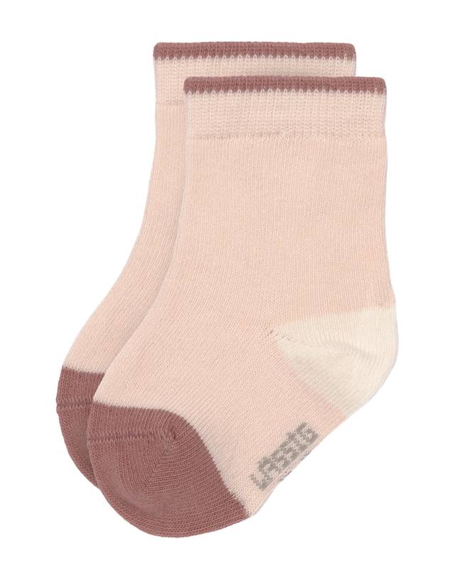 LÄSSIG Baby-Socken "Powder Pink" in rosé