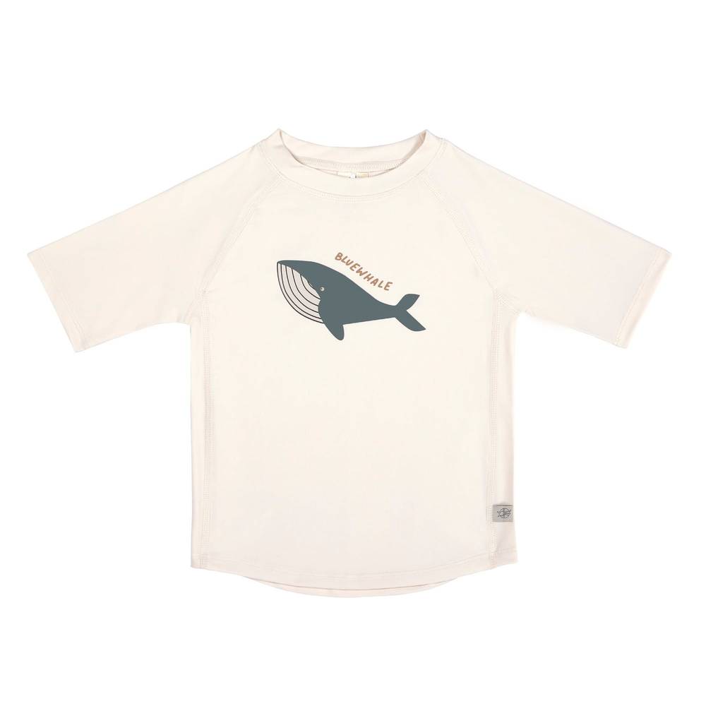 LÄSSIG UV-Shirt "Whale Milky" in cremeweiss