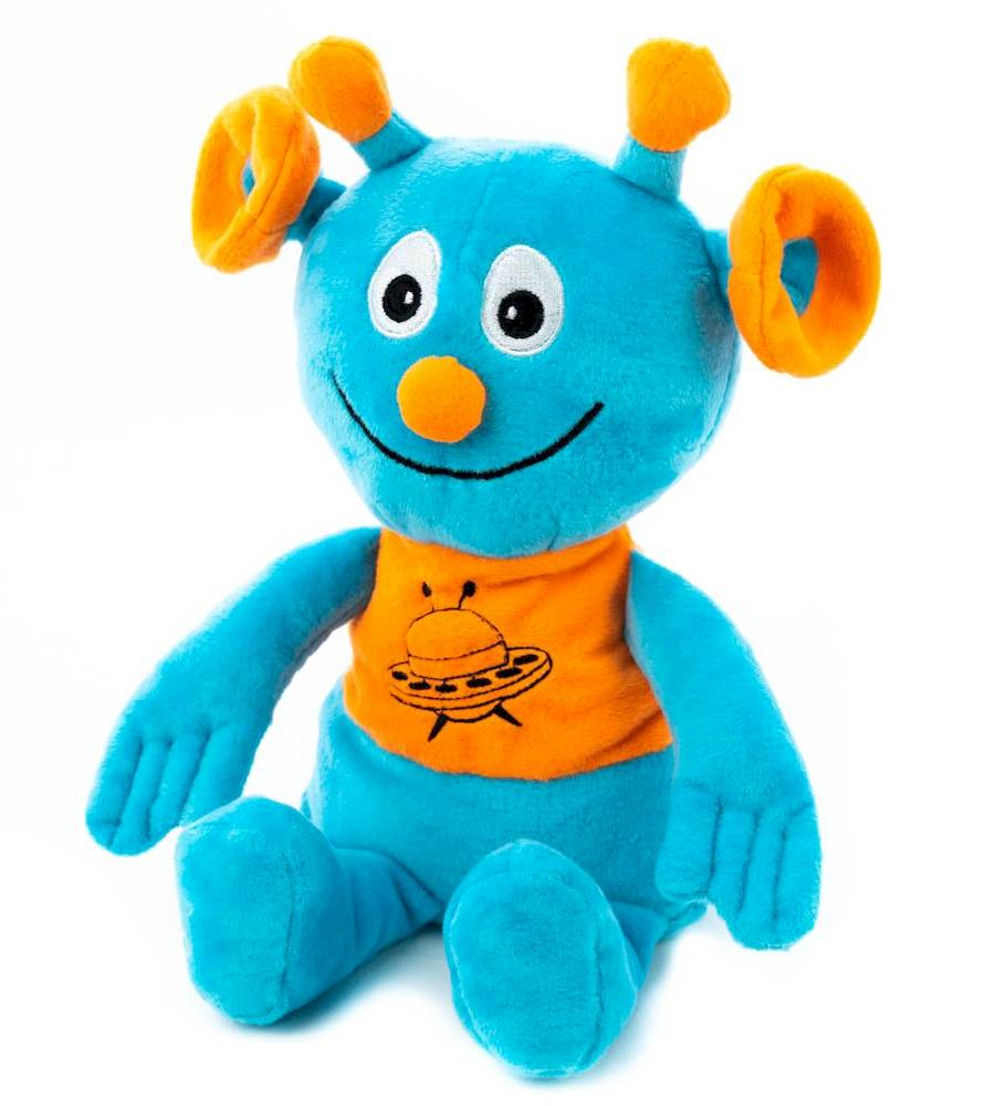 Habibi-Alien Wärmekuscheltier Alien in blau von Habibi Plush