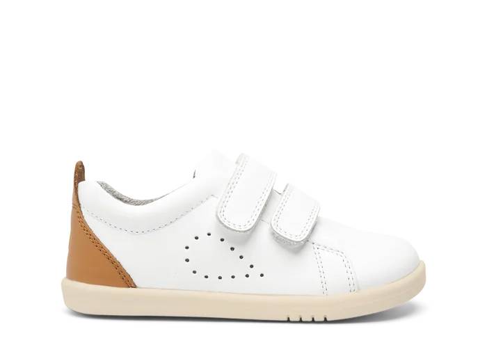 Bobux I-Walk Grass Court Caramel White