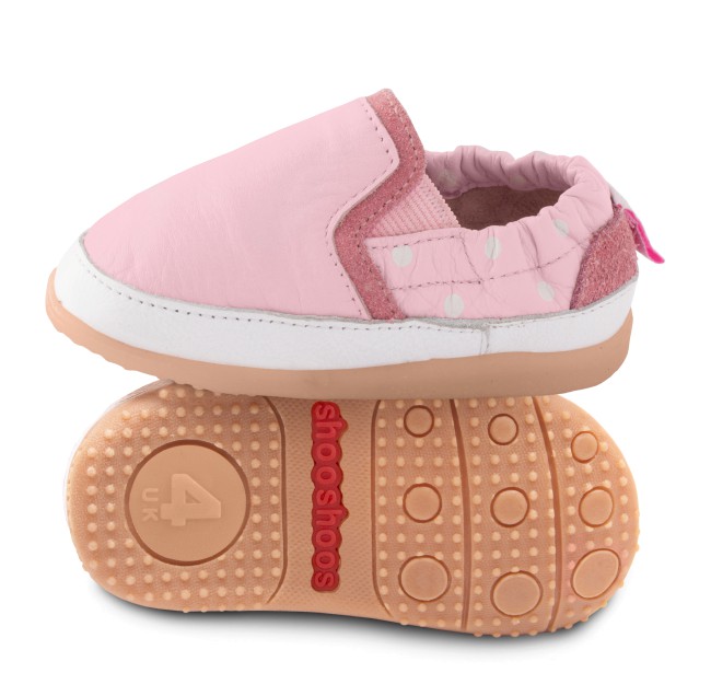 Shooshoos Lederschuhe Popcorn Pink