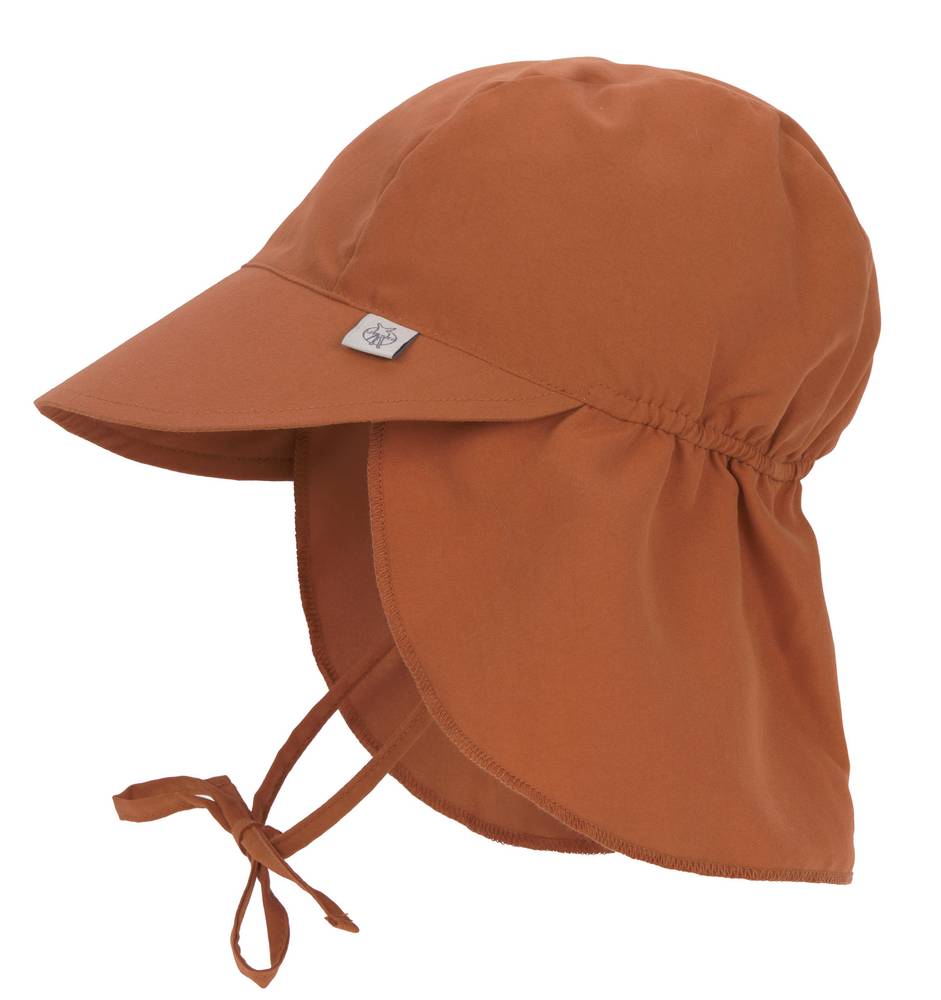 LÄSSIG Flap Hat Rust mit UV-Schutz 80