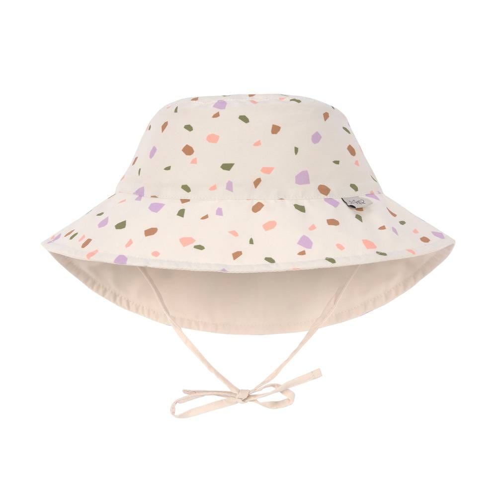 Lässig Bucket Hat "Pebbles Milky" in offwhite mit bunten Sprenkeln