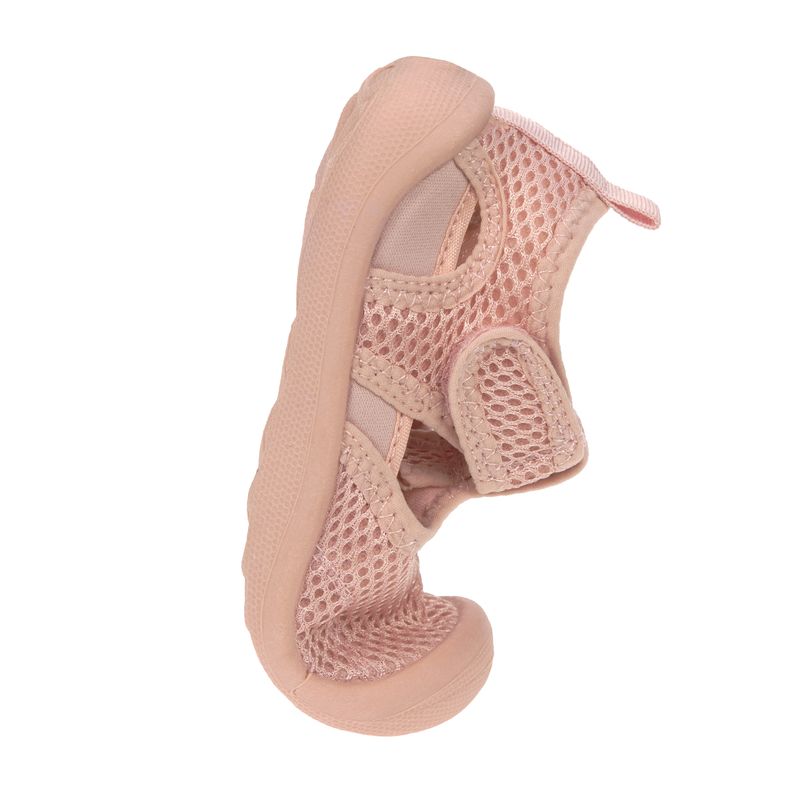 LÄSSIG Badesandalen in rosé mit flexibler TPR-Sohle