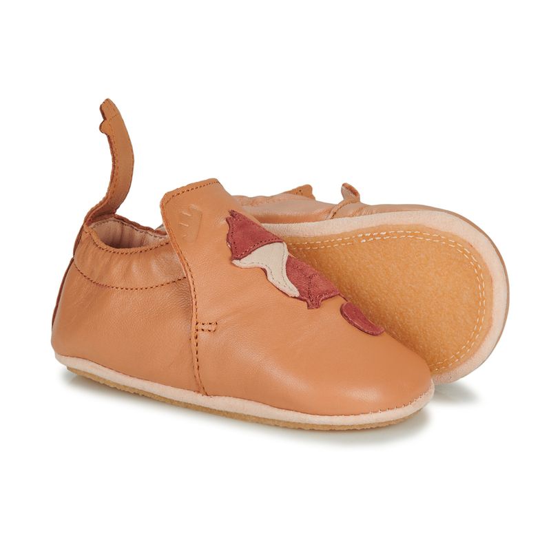 Rutschfeste Kreppsohle der Krabbelschuhe "Fuchs Natur" von EZPZ