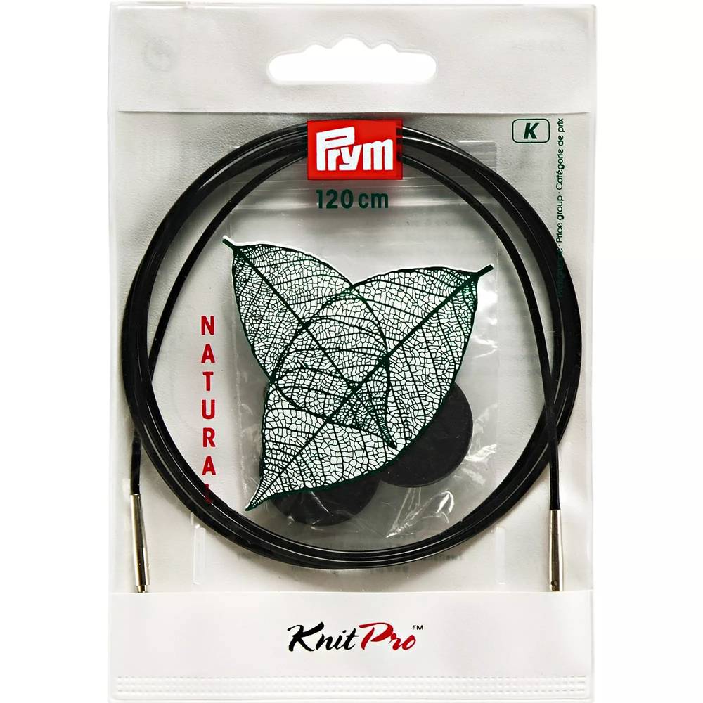 Prym "Natural" Seil für Rundstricknadelspitzen 120 cm