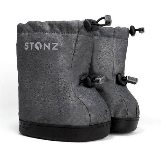 Toddler-Booties-Heather-Grey-Paar Stonz Toddler Booties "Heather Grey" für Kleinkinder + Laufanfänger
