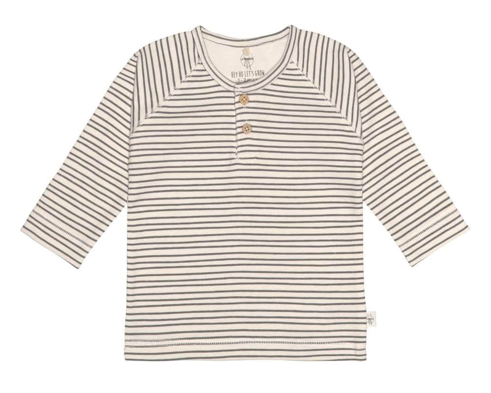 LÄSSIG Langarmshirt Striped Grey