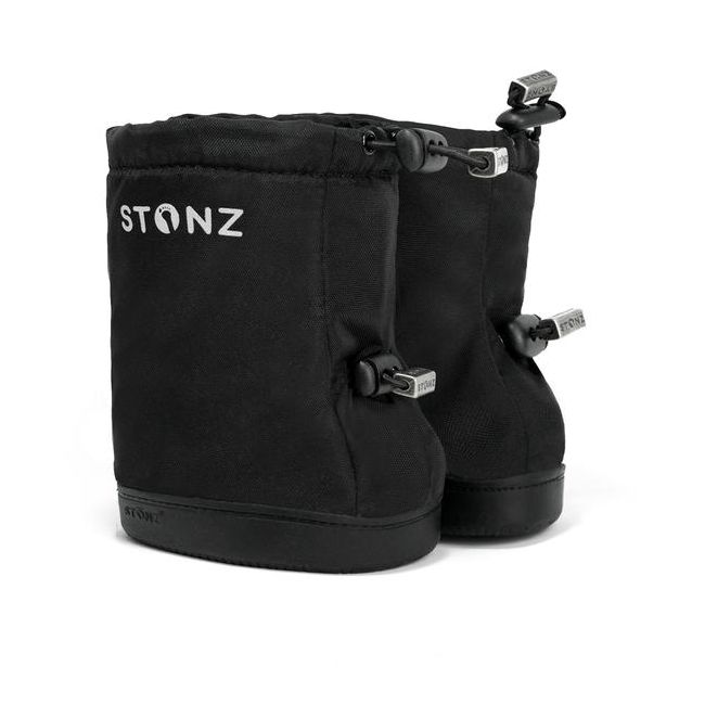 Stonz Toddler Booties Black - Baby Winterstiefelchen in Schwarz