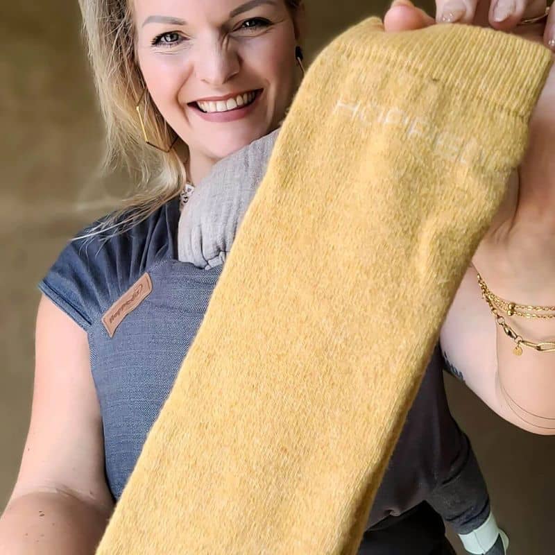 stulpen-merino-uni-gold-2 Für 0-3 Jahre: Hoppediz Babystulpen Merino Kaschmir "Gold"