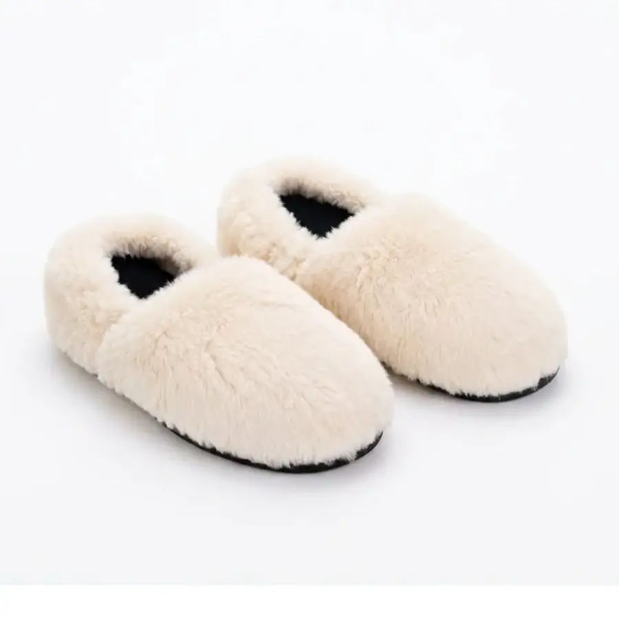Habibi Wärme-Slippers Creme
