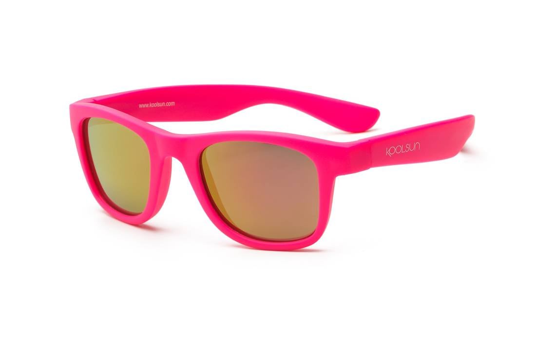 KOOLSUN Kindersonnenbrille WAVE Neon Pink