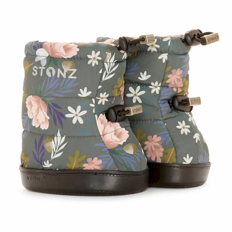 Puffer-Booties-Woodland-Paar Stonz Toddler Puffer Booties "Woodland" für Kleinkinder + Laufanfänger