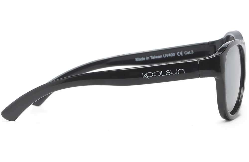 KOOLSUN Sonnenbrille Kinder Air in schwarz von der Seite