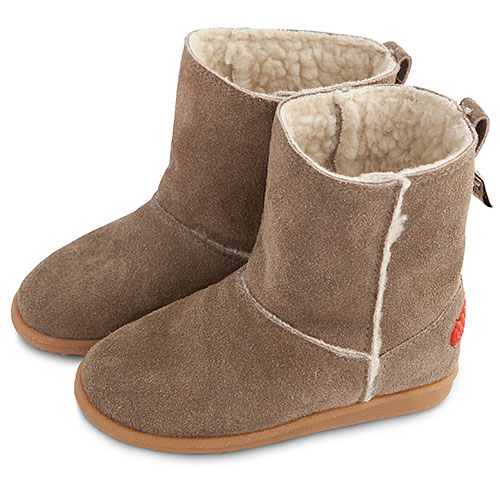 SMY50cam Shooshoos Winterboots Suede Beige