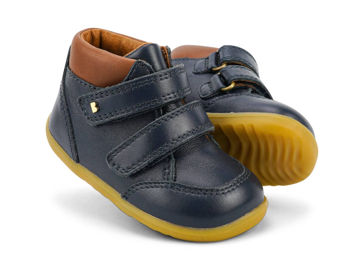 Bobux-Timber-Navy-Paar Bobux Step up Timber Navy Kinderschuhe