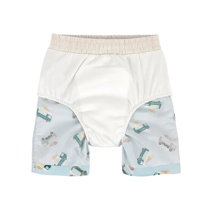 Feuchtigkeitsabführender Windeleinsatz der Lässig UV-Badeshorts Ice Cream Truck