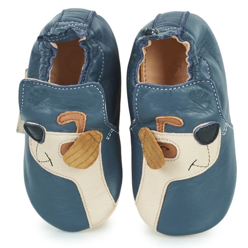 Lederfinkli "Blublu Chien Oeil Denim" von Easy Peasy 