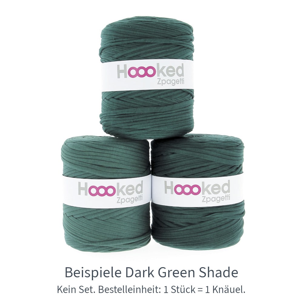 Hoooked Zpagetti Dark Green Shades
