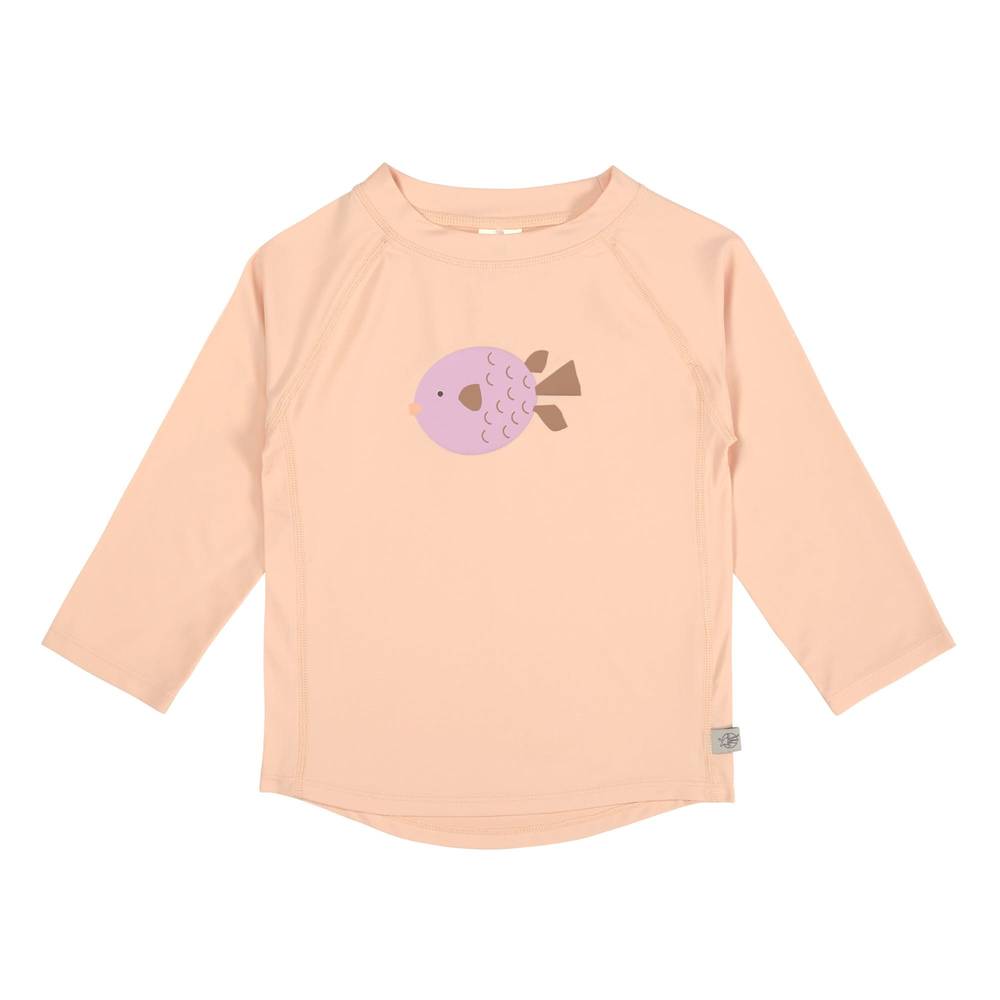 LÄSSIG Langarm UV-Shirt "Fish Peach Rosé"