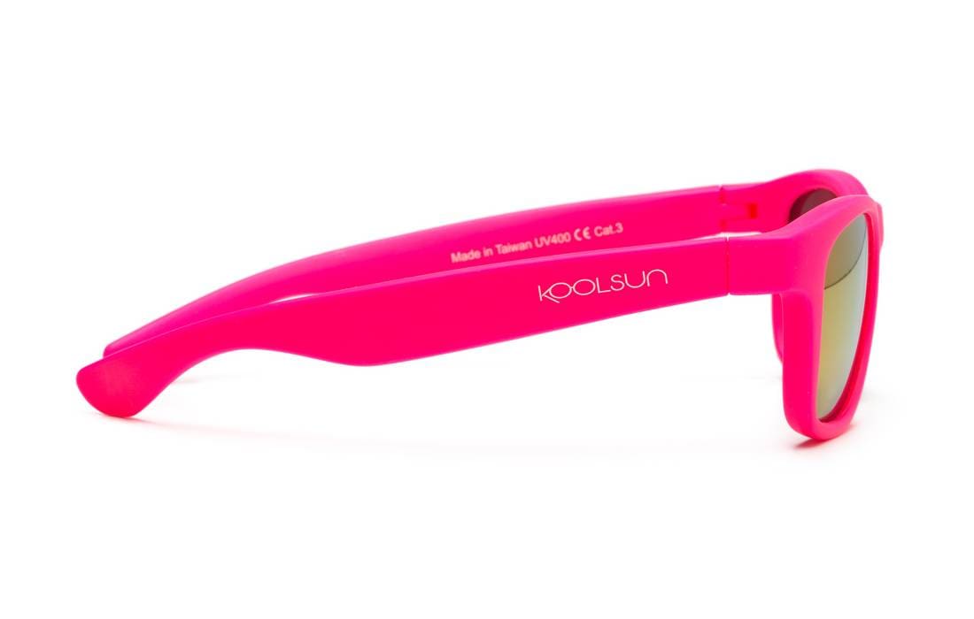 KOOLSUN Sonnenbrille Kinder WAVE Neon Pink