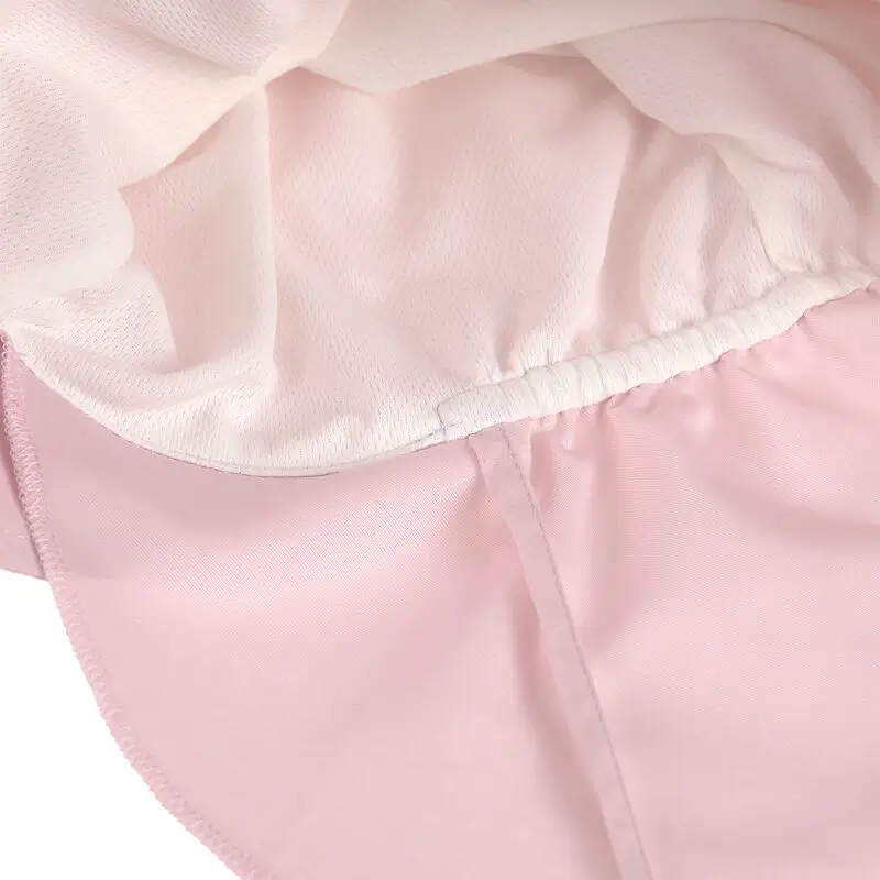 Innenfutter und Bindebändchen der Lässig Sonnenmütze Pale Pink