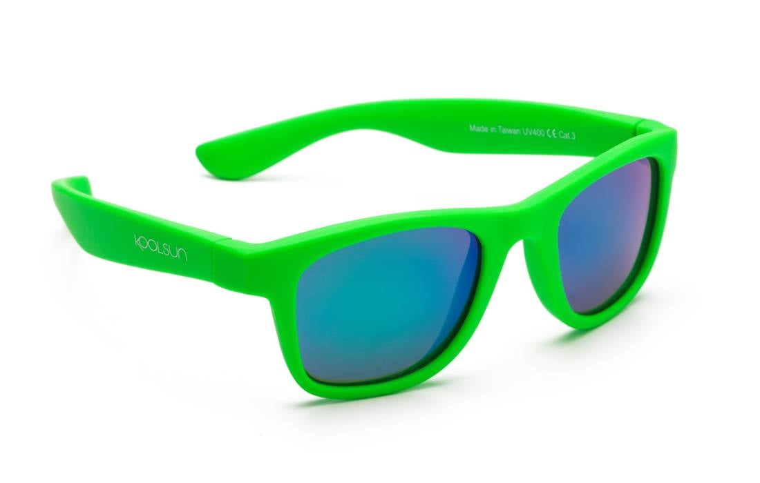 KoolSun_Wave_NeonGreen_2 KOOLSUN Kids Sonnenbrille Wave neongrün