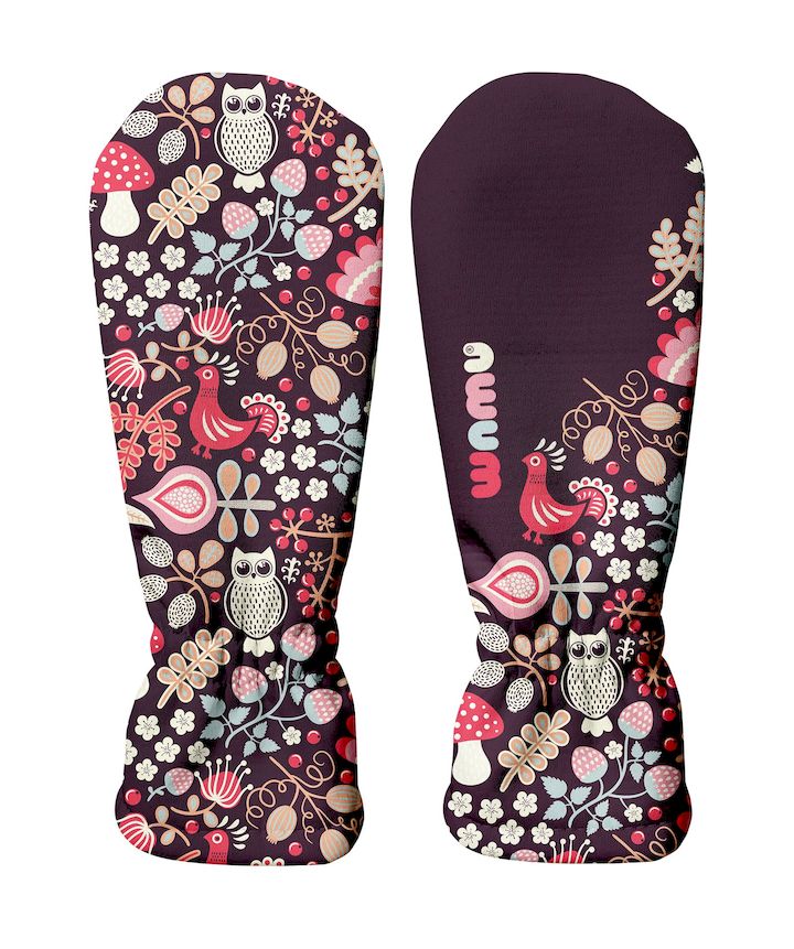 Softshell Handschuhe Owl Violet