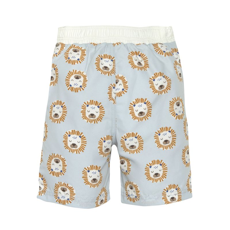 Rückseite der LÄSSIG UV-Badehose "Lion Powder Blue"