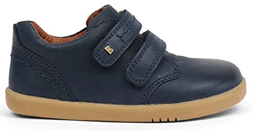 Port_Navy18_side bobux Kinderschuhe in dunkelblau mit biegsamer Sohle