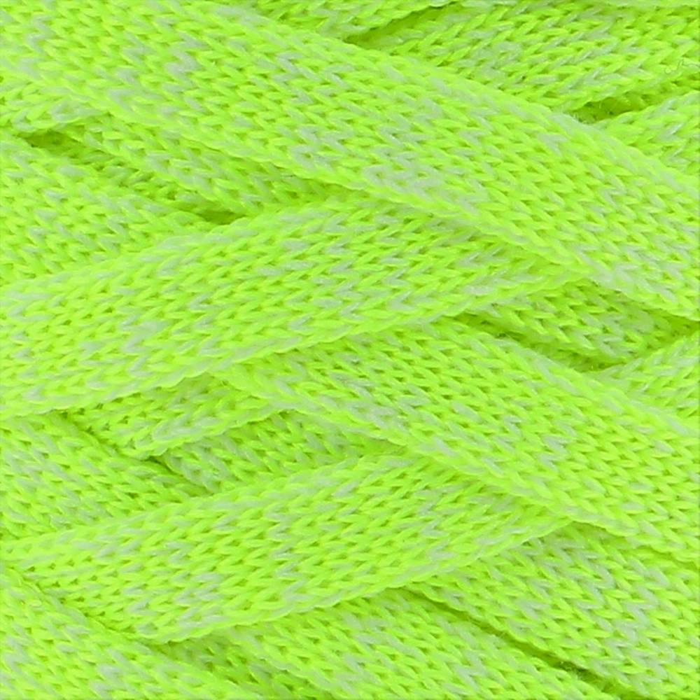 Struktur des Ribbon XL Neon Recycling-Garn in Laser Lemon / Neongelb