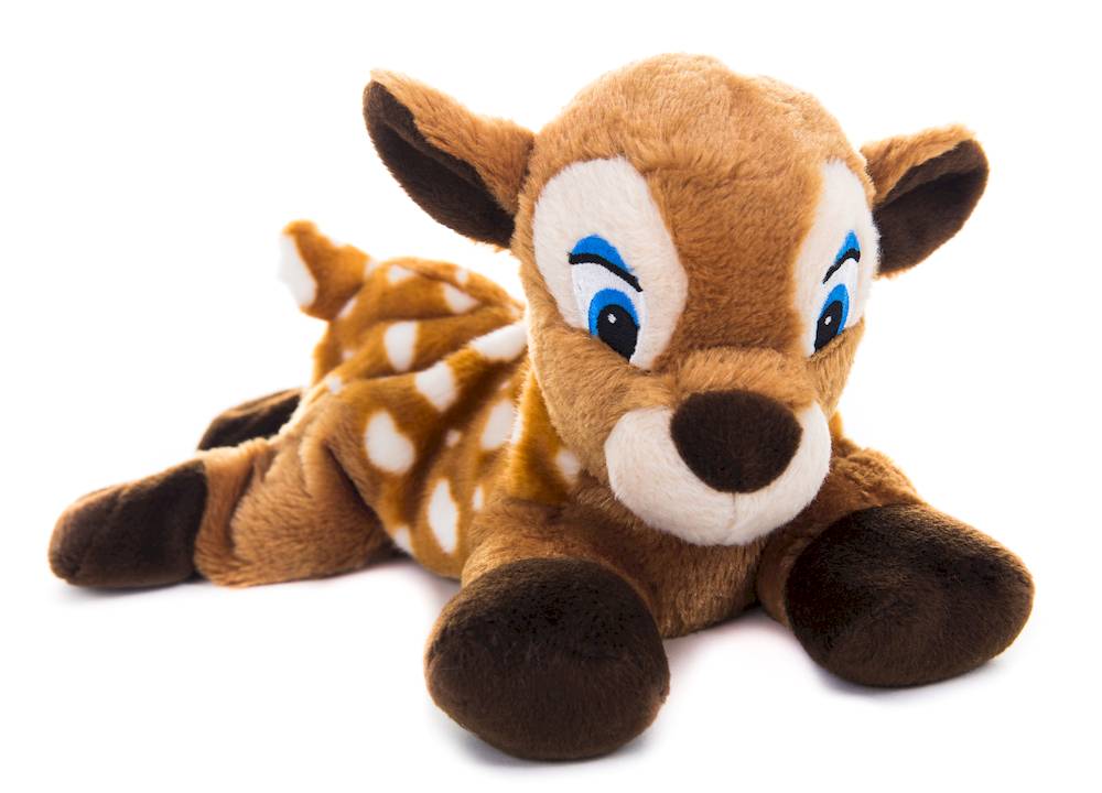 Wärmekuscheltier Rehkitz "Bambi" in hellbraun mit blauen Augen von Habibi Plush