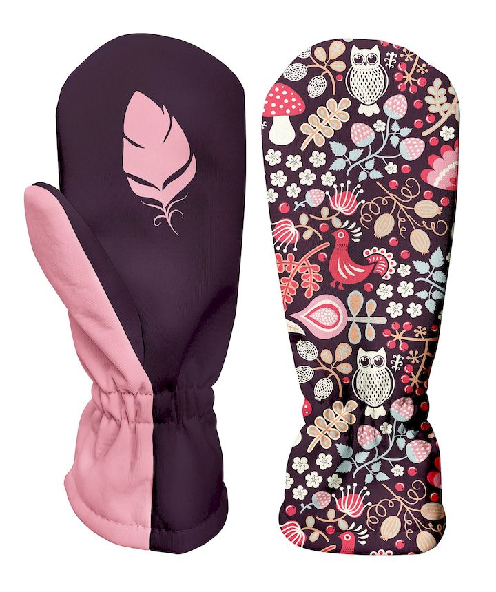 Softshell Handschuhe Owl Violet