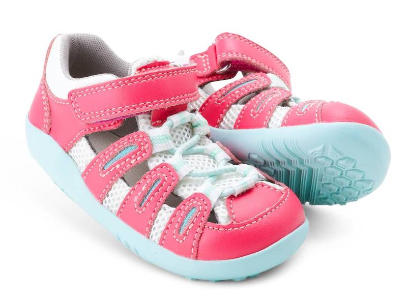 Bobux-Summit-Guava-Paar Bobux Step up Summit Guava Mint federleichte Sandalen
