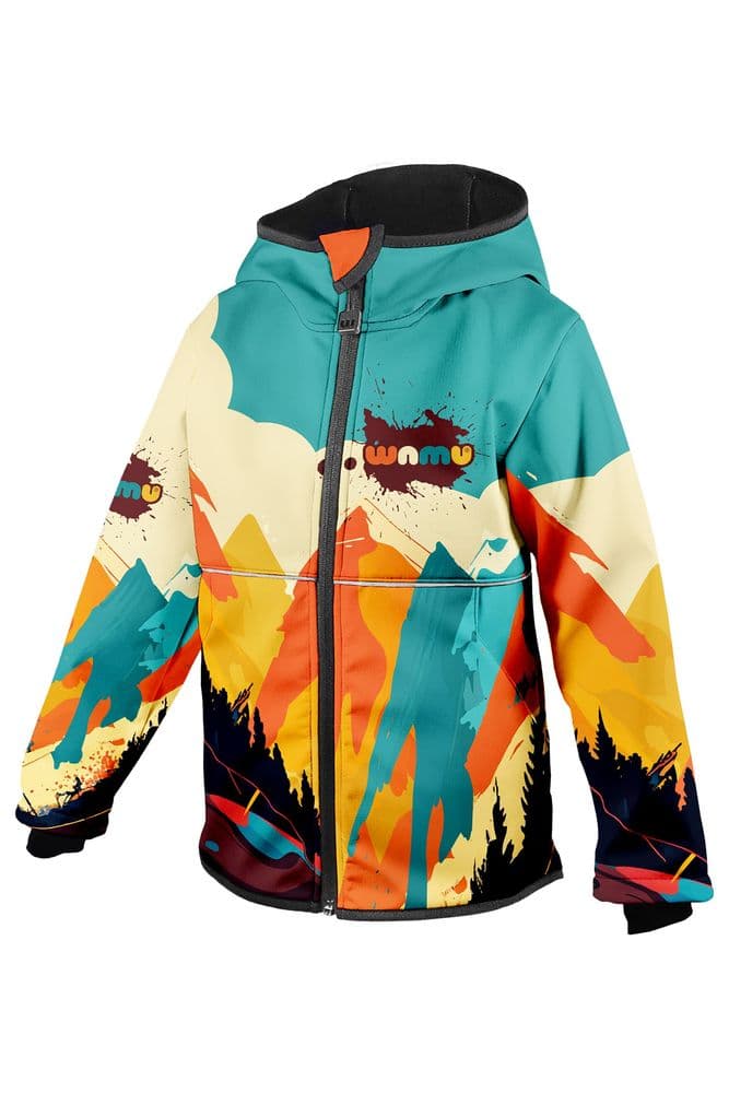 WAMU Softshelljacke Kinder "Mountain Bike"