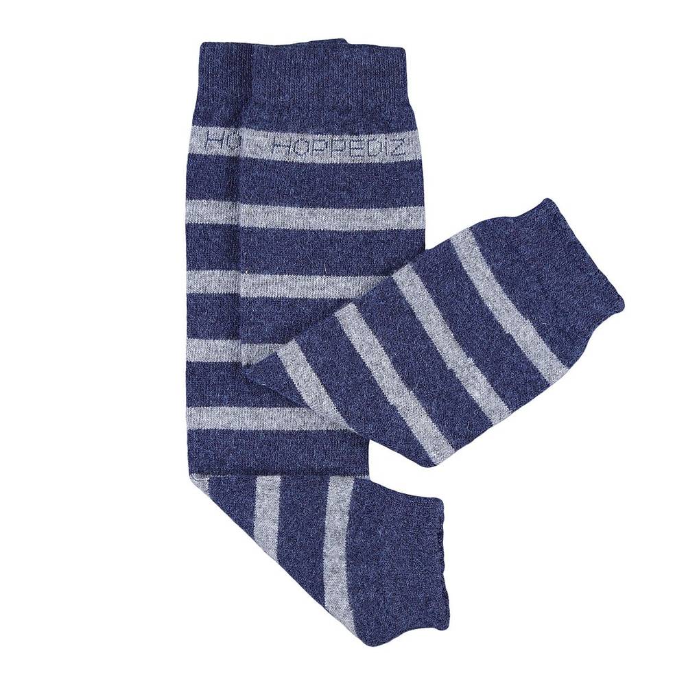 stulpen-merino-blau-grau HOPPEDIZ Stulpen aus Merino + Kaschmir in blau und grau