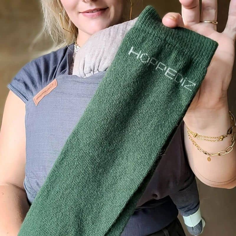 stulpen-merino-uni-forest-2 Für 0-3 Jahre: Hoppediz Babystulpen Merino Kaschmir "Forest"
