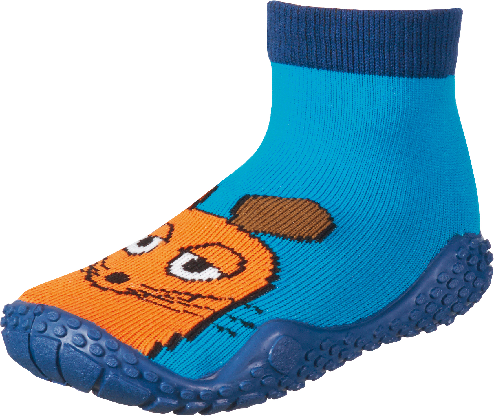 Badesocke Maus blau