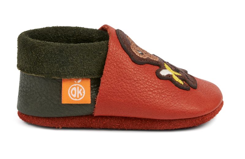 Orangenkinder-Alfred-Affe-seite Da stimmt jedes Detail: Krabbelschuhe Affe Alfred von Orangenkinder