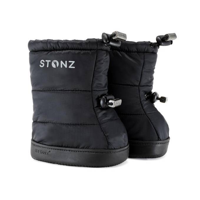 Stonz Toddler Puffer Booties "Black" für Kleinkinder + Laufanfänger