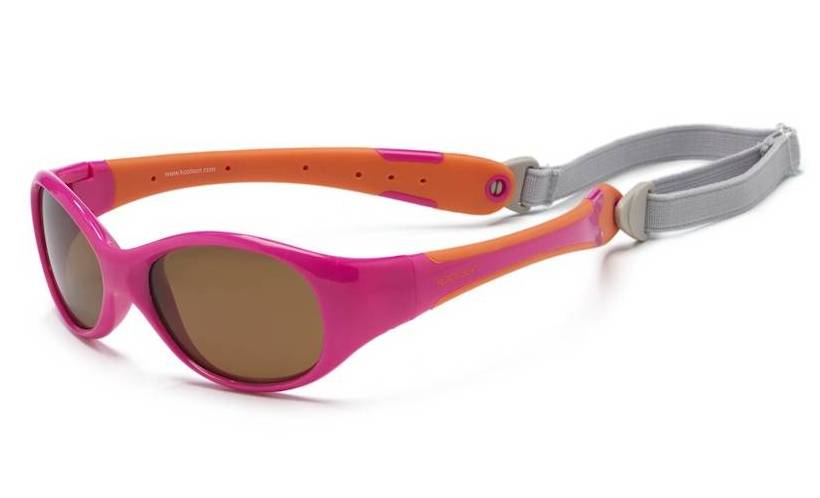 KOOLSUN Babysonnenbrille FLEX Hot Pink Orange