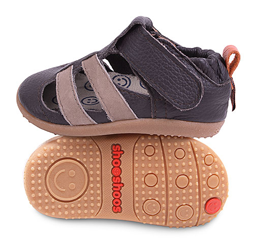 SMY12-Brown-C_large Shooshoos Lederschuhe/Ledersandalen Braun Beige