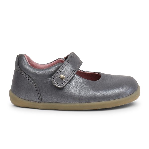 bobux Sandale Delight Charcoal von der Seite